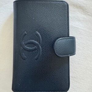 CHANEL Classic navel Caviar Zipped French Wallet